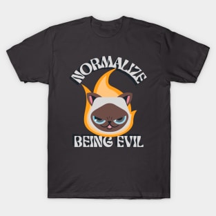 Evil Cat LOL Funny Cats T-Shirt